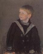 Mary Cassatt Boy wearing the mariner clothes oil on canvas
